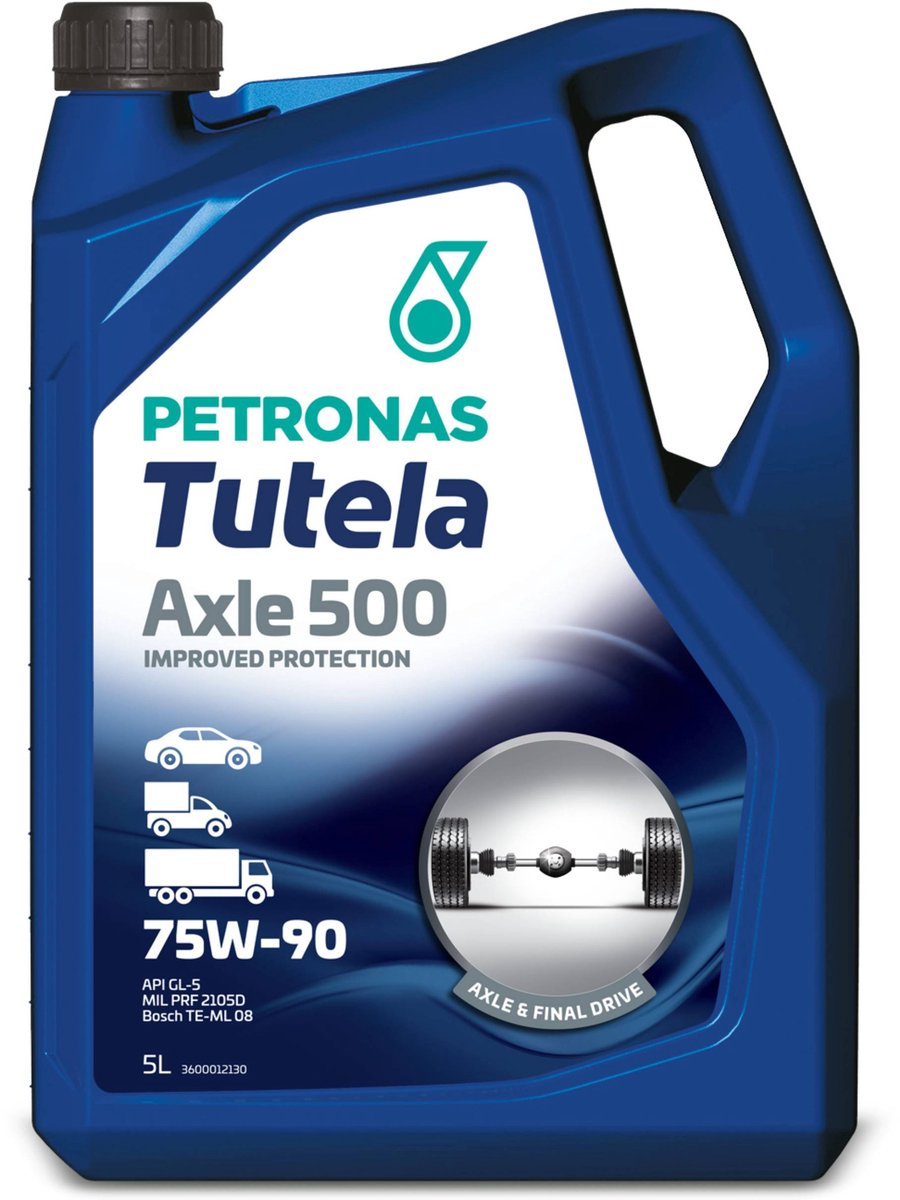 Petronas Tutela AXLE 500 75w90 versnellingsbak olie 5 liter
