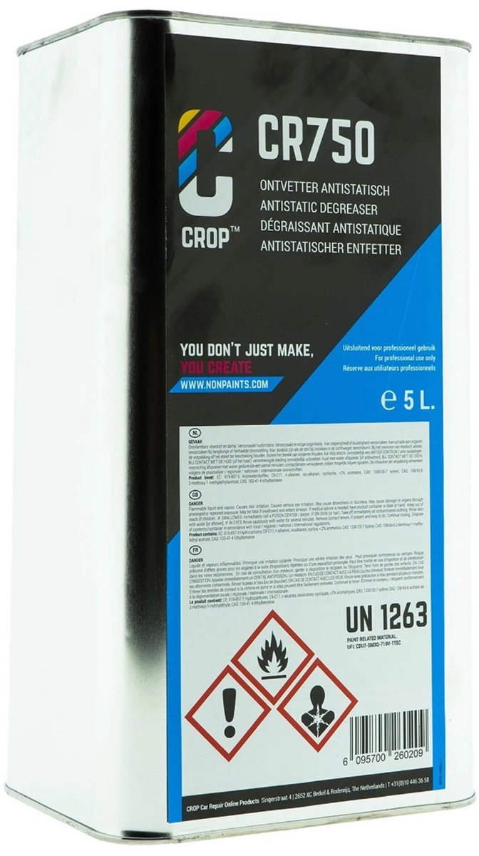 CR750 Antistatische Ontvetter - 5 liter Jerrycan