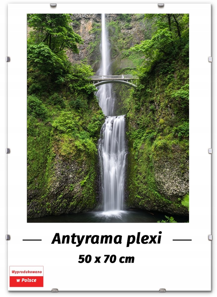 Antyrama 50x70 cm met witte rand - voor posters, foto's & puzzels