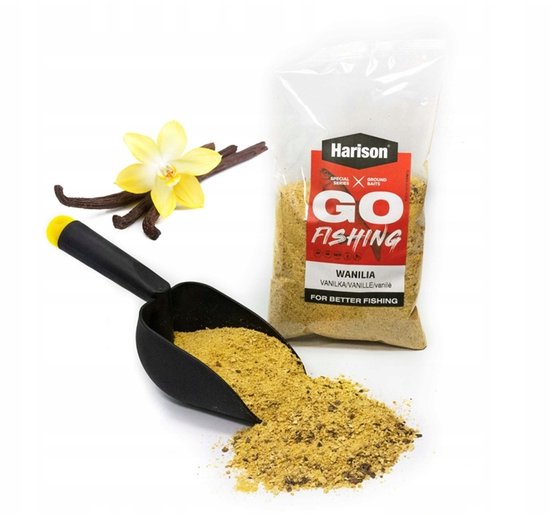 Harison Karper Grondvoer Vanille 1kg - Zoet Feeder & Karper Voer voor Witvis — afbeelding 2