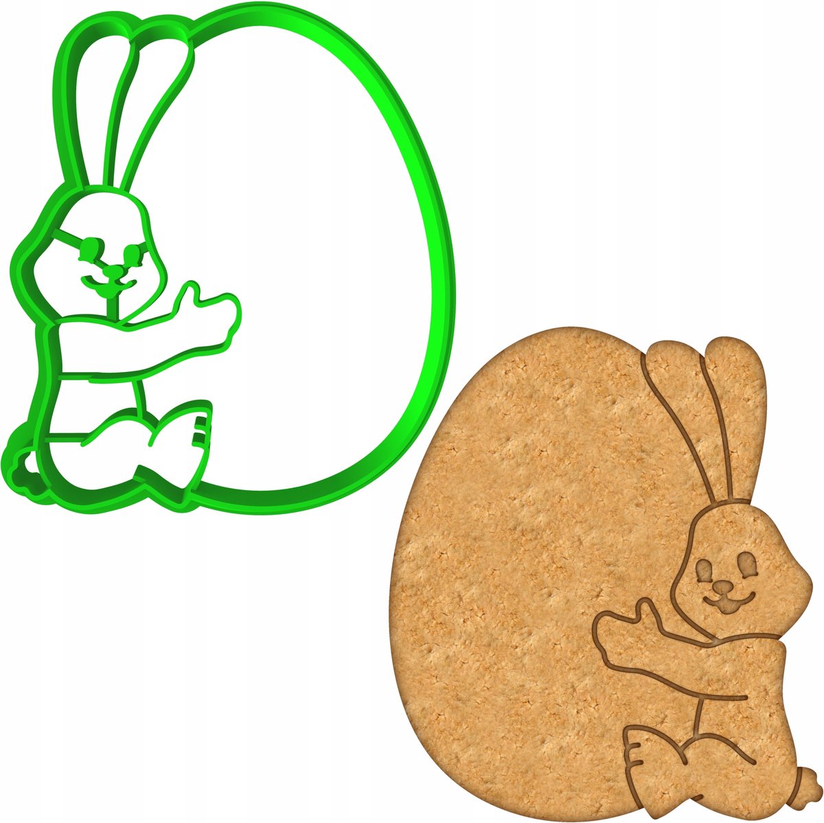 Paasei Koekjesvorm - 8cm - Cookie Master
