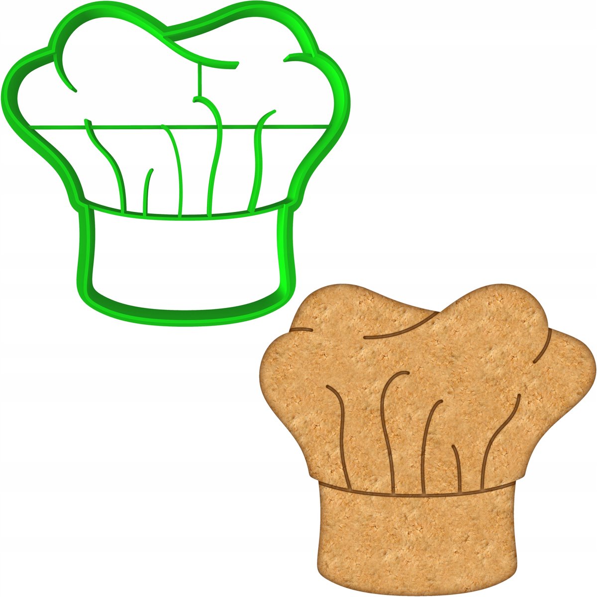 Koekjesvorm Koks muts 8cm - Keukengerei voor bakken en decoreren