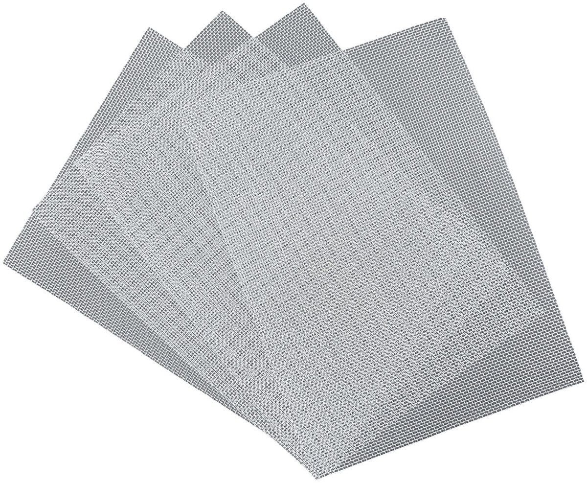 Dailygoods- Draadgaas 304 Roestvrij Staal - 4 Stuks Geweven Gaas - 15 x 21 cm Panelen - Slijtvast en Duurzaam - Insectengaas voor Keuken/Tuin