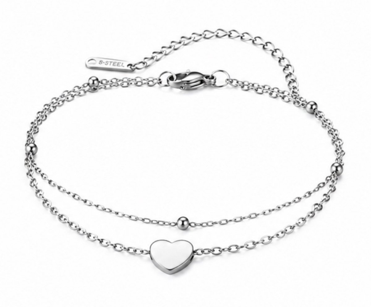 Armband - Zilverkleurig- verguld - dames - Vrouwen - feest sieraden - verjaardag cadeau - cadeau - vakantie