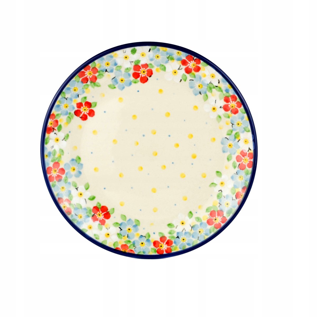 Bolesławiec Ceramica Artystyczna Dessertbord 20cm - Handgemaakt