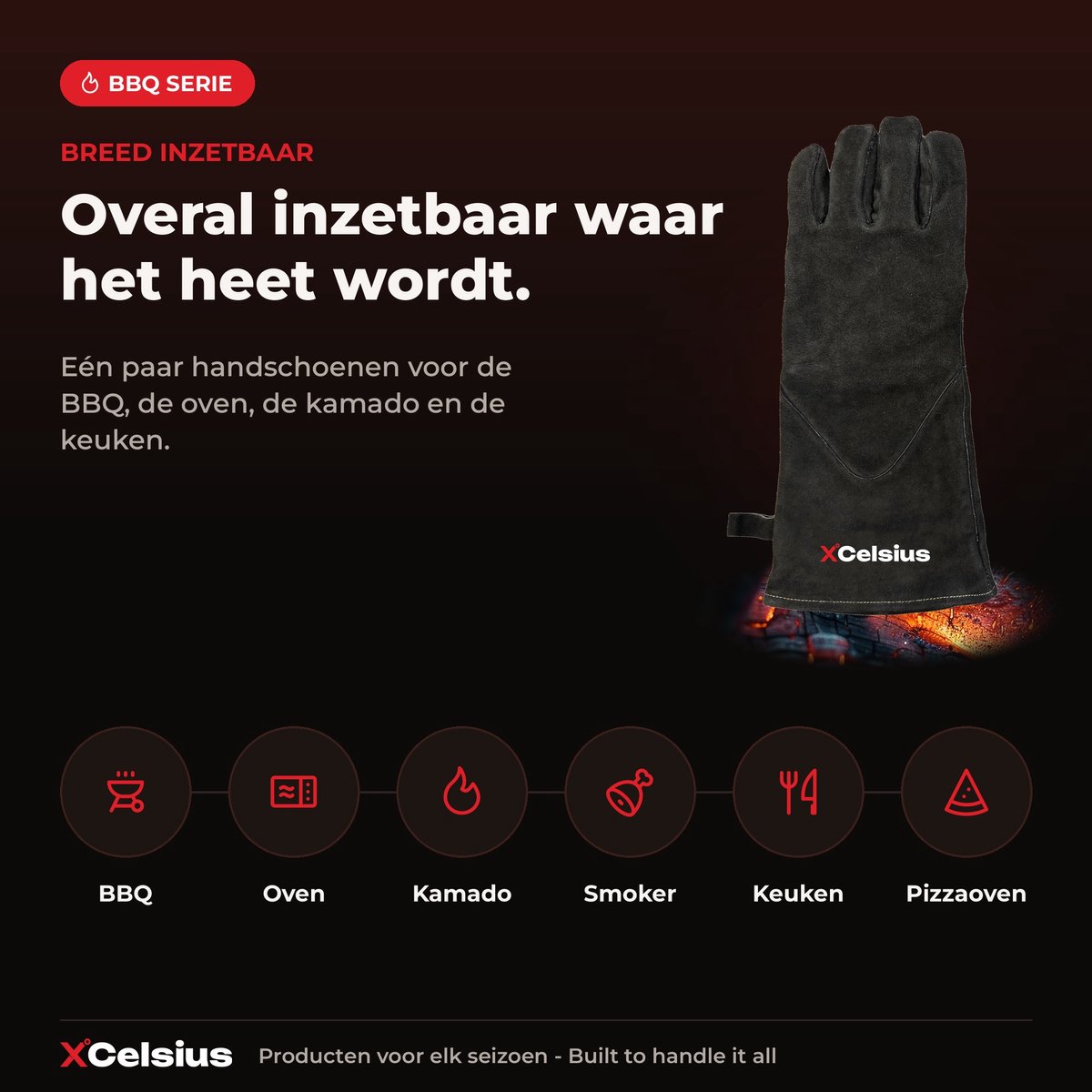 XCelsius XCelsius BBQ Hittebestendige Handschoenen - afbeelding 4