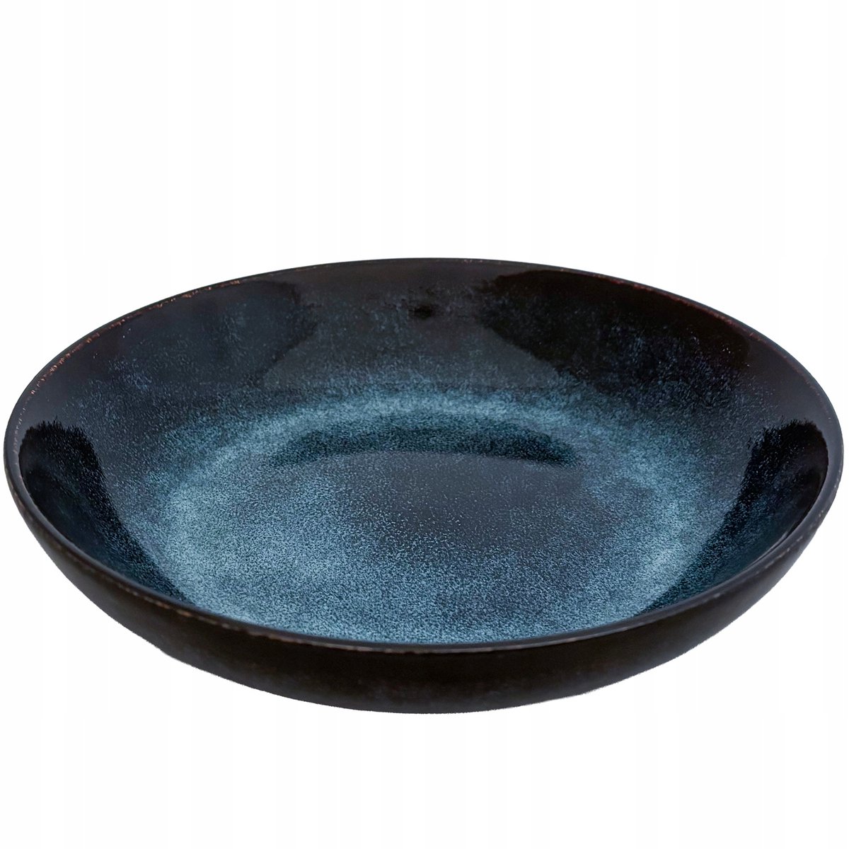 Diepe Blauwe Keramische Kom, 20cm - Perfect voor Desserts & Salades