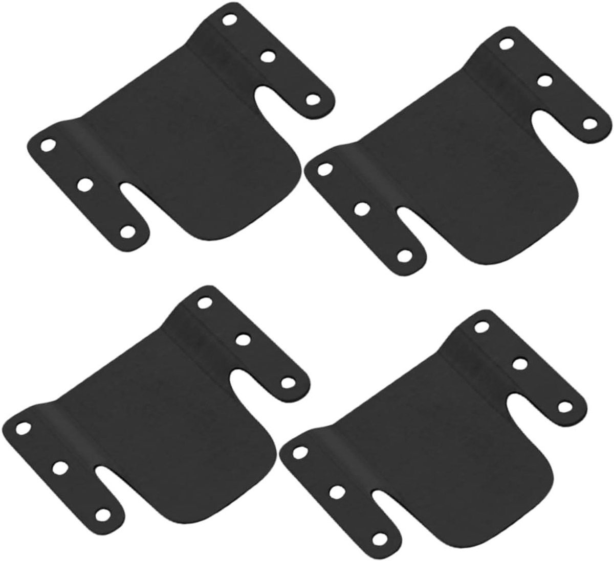 Bank Connectoren - Meubelkoppelingen - Bank Monteren - Duurzaam IJzer - 7.80X6.40CM - Zwart