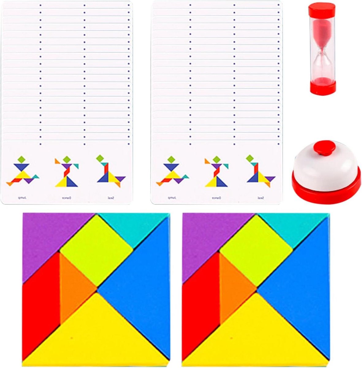 Houten Puzzel - Logica Spel - Cognitieve Ontwikkeling - Inclusief Timer - 17 cm - Niet gespecificeerd