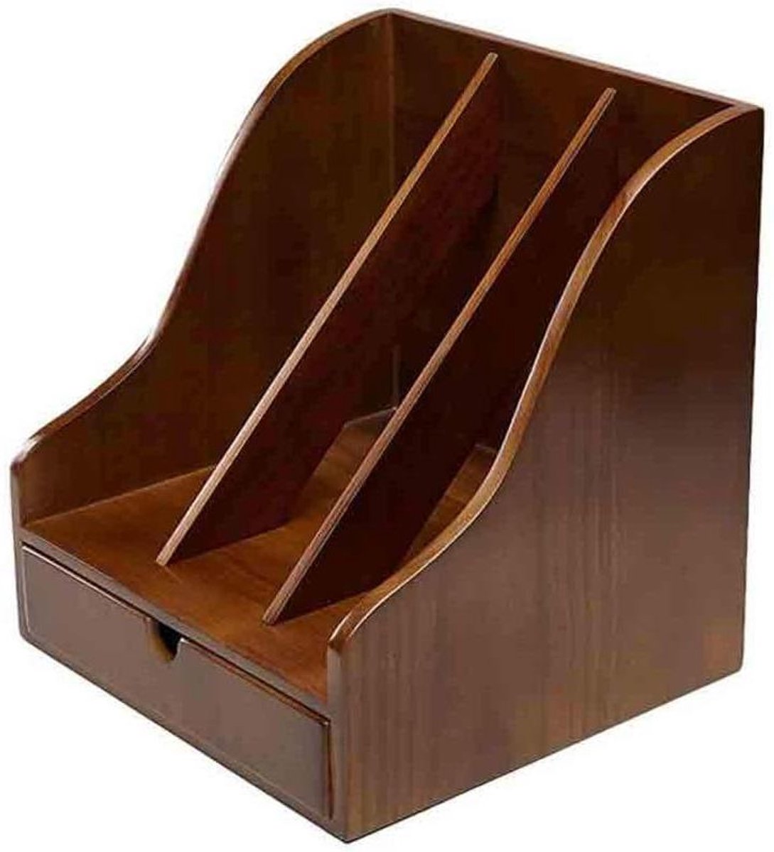 Bureau Opberger - Houten Lade - Desktop Organisatie - Met Lade - 30 cm - Multikleur