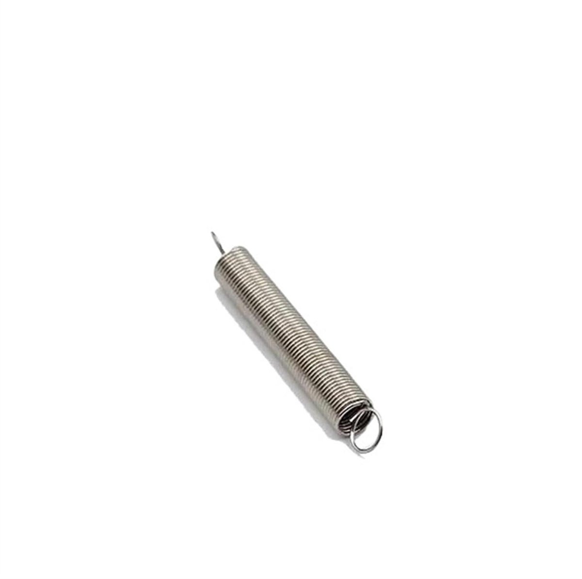 Spanveren Set - Trekveren Dubbele Haak - Garagedeur Reparatie - Roestvrij Staal - 10 Stuks - Zilverkleurig