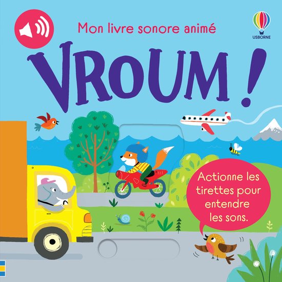Mon livre sonore animé- Vroum ! - cover
