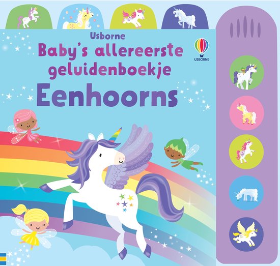 Baby's allereerste geluidenboekje 1 - Eenhoorns - cover