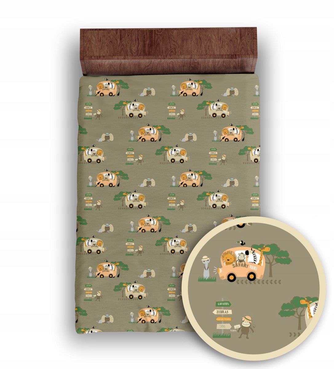Hoeslaken Kinderbed 80x160 cm Katoen met Elastiek - Diverse Designs
