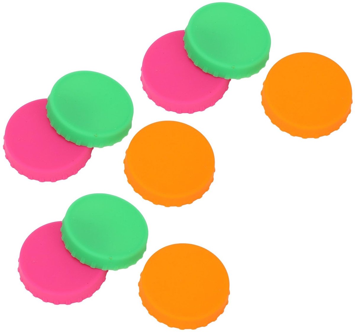 Dailygoods- Blikken Deksels Set van 18 - Silicone Blikdeksels - Herbruikbare Deksels - Antilekbescherming - Meerdere Kleuren - Geschikt voor Standaard Blikken - Blikdeksel