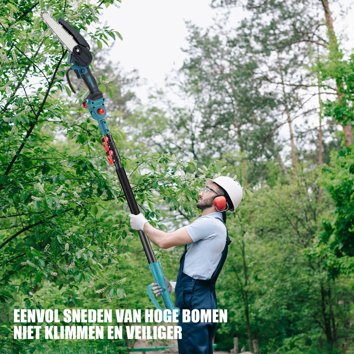 Psogpone Accu-verlengstokzaag 2-in-1 - 2x 3.0Ah accu thumbnail 6