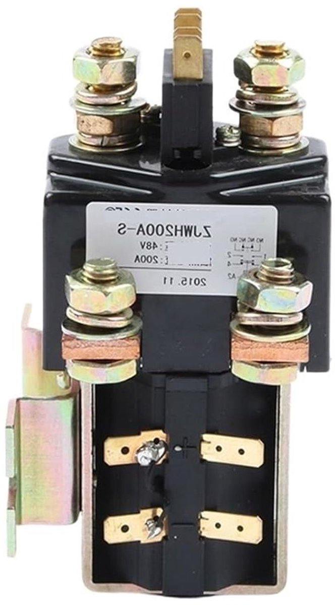 Motor Contactor - Schakelaar - Elektrische Controle - Hoge Capaciteit - 200A - Zwart