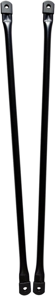 Schommelstangen Vervangend - Set van 2 - Tuinmeubilair Reparatie - Stevig Metaal - 915 cm Lengte - Mat Zwart