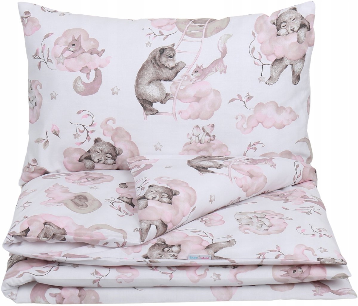 Babymam Kinderbedikant Dekbedovertrek 2-delig 120x90cm Roze Nijntjes