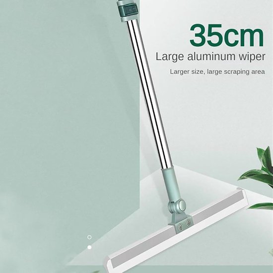 Vloerborstel met steel - Schrobbezem - Vloeren reinigen - Verstelbare steel - 573 cm - Meerkleurig — afbeelding 2