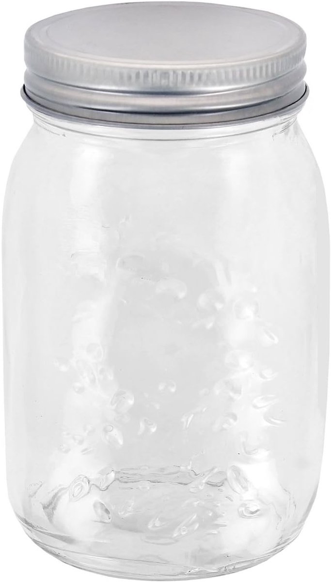 Promobo Bewaarpotten - 450 ml - Glas - Set van 6