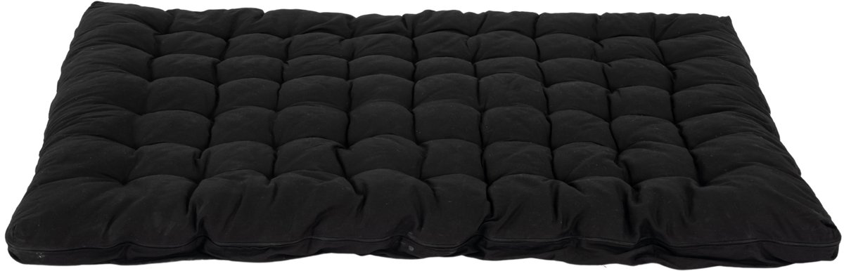 Matras - 190x135cm Katoen en polyester Opvouwbaar Gewatteerd - Zwart