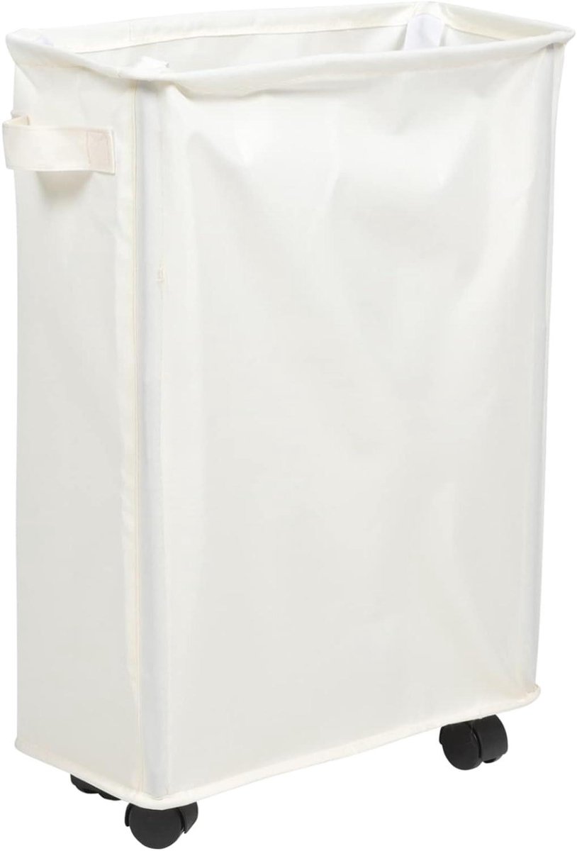 Slimme Wasmand Opbergmand Vuilnisbak Kleding Sorteren Inklapbaar Met Wielen 54x40cm Zoals Afgebeeld