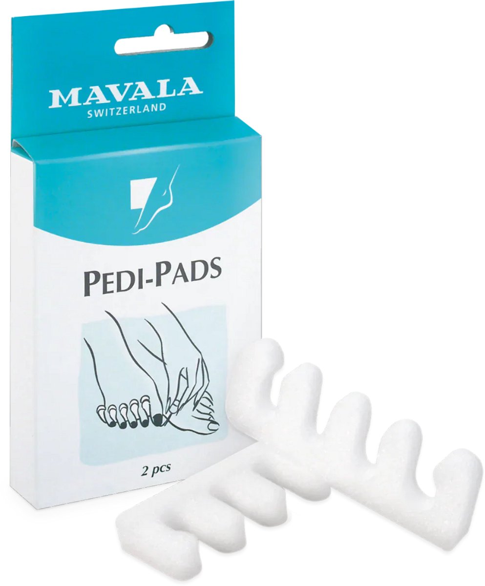 Mavala Pedi-Pads Teenspreiders 2 stuks - Zachte Foam Teen Separators Voor Pedicure En Nagellak - Voorkomt Vlekken En Beschadiging Tijdens Het Drogen Van Nagellak - Herbruikbare Pedicure Accessoires Voor Perfect Gelakte Teennagels