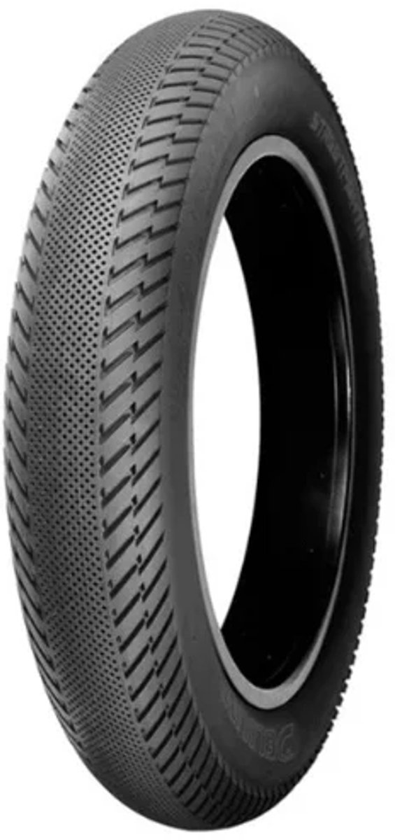 20 inch Fatbike buitenband streetfightr fatbike 20x4.00 102-406 102/90-406 - Zwart van Flamingo — afbeelding 5