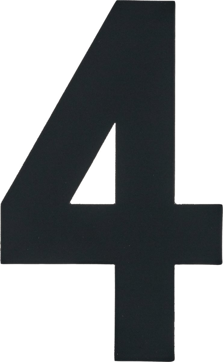 Figura - Zwart Huisnummer 4