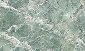 Zelfklevende vloerbedekking - GROEN MARMER EFFECT - Antislip beschermlaag op rol - 60x100cm