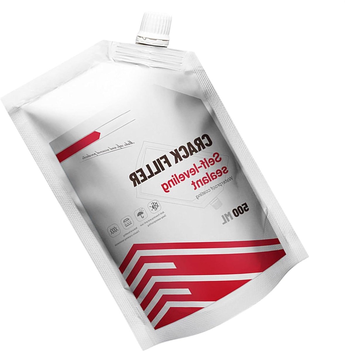 Betonvuller - Asfalt Reparatie - Scheuren Dichten - Zeer Elastisch - 500 ml - Grijs
