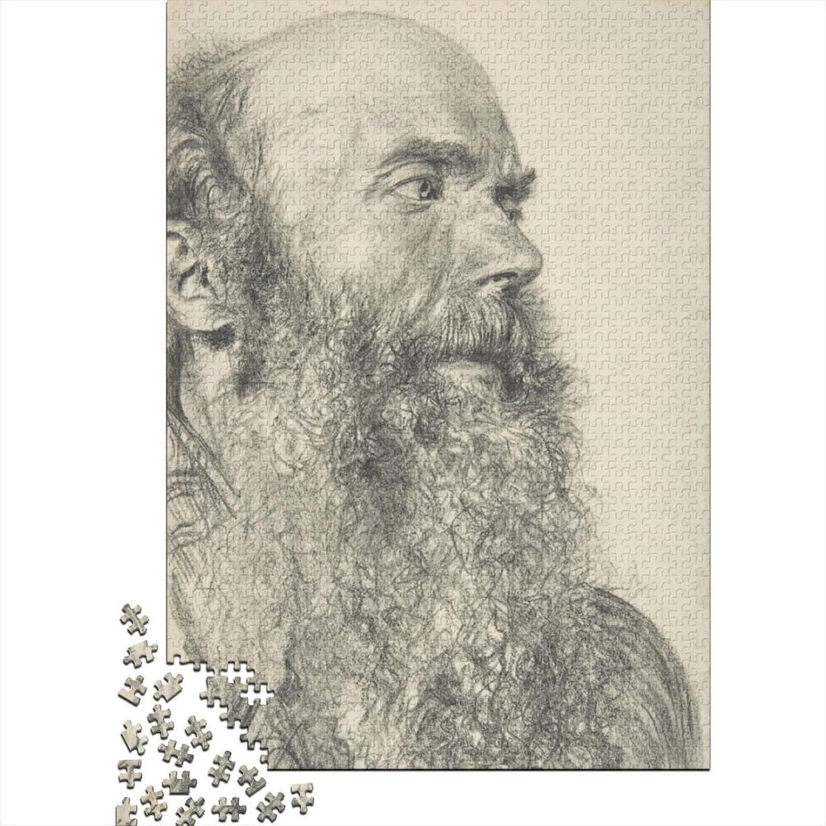 Houten Puzzel - Legpuzzel Volwassenen - Ontspanning Thuis - Gedetailleerde Museumkwaliteit - 1000 Stukjes - Stijl-6