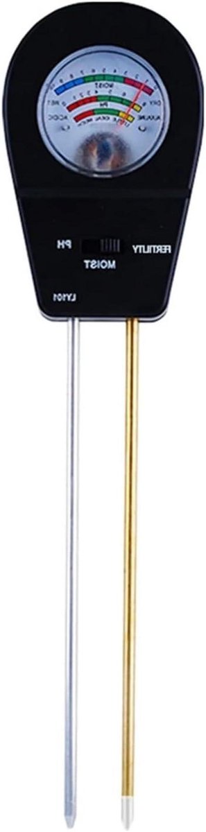 Bodemtester - Plantenmeter Vochtmeter - Plantenverzorging Thuis - Batterijloos Werken - 3-in-1 Functie - Donkergroen