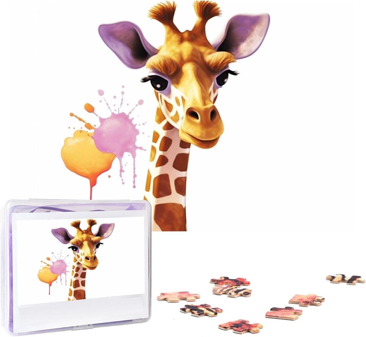Gepersonaliseerde Puzzel - Foto Puzzel - Ontspanning Thuis - 1000 Stukjes - 75 x 50 cm - Wit