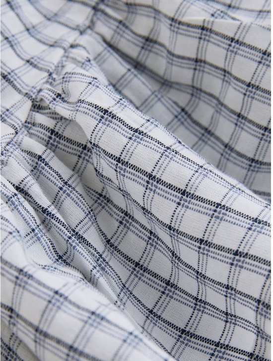 Next - Meisjes - Blouse met bandjes en asymmetrische zoom - Blauw