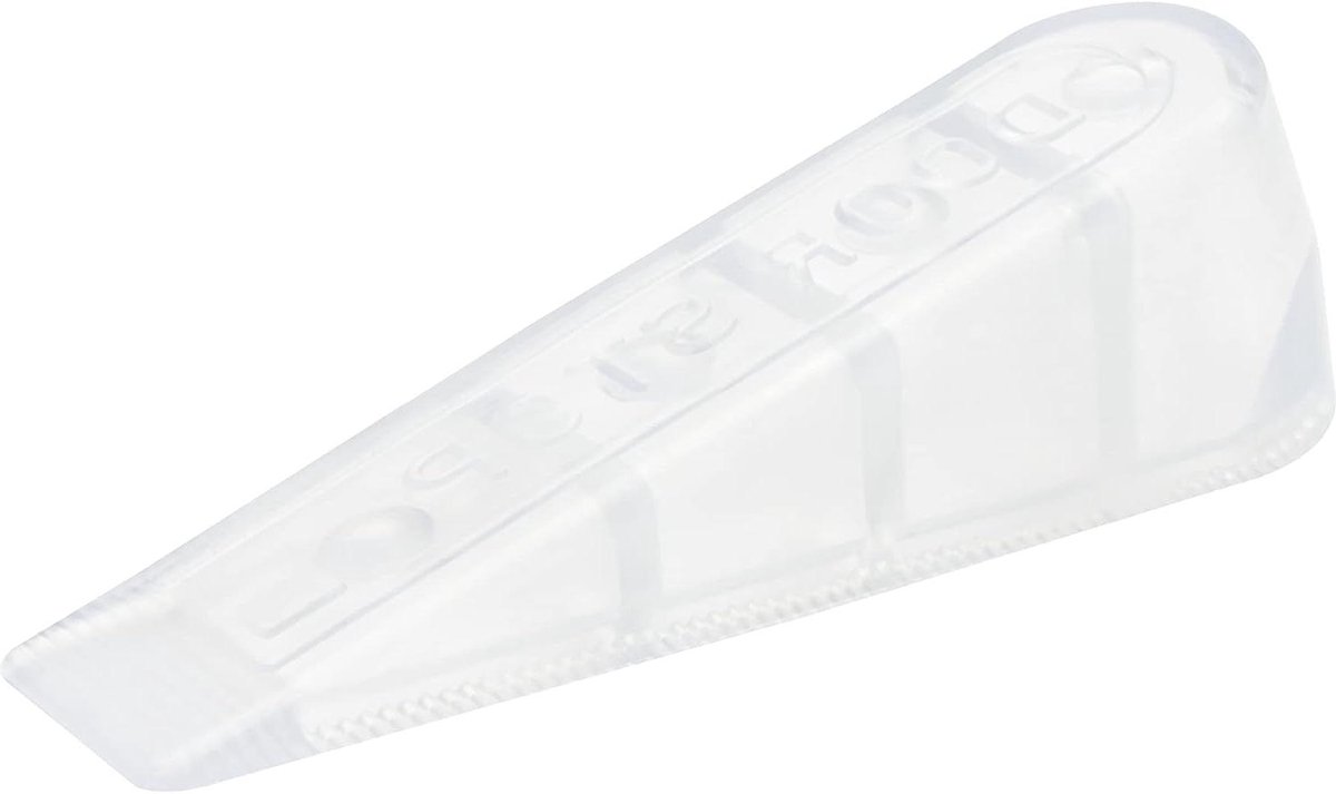 Deurzeil - Deurstop - Deur Fixeren - Hoogwaardig Kunststof - 102 mm - Transparant