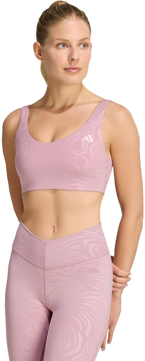 Adidas Performance All Me Essentials Graphic Light Support Beha - Dames - Paars