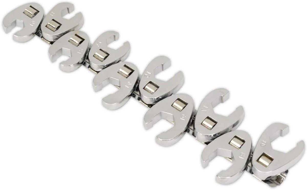 Dopsleutel Set - Magneetdoppen - Klus Klussen - Beperkte Toegang - 10 Delig - Zilverkleurig