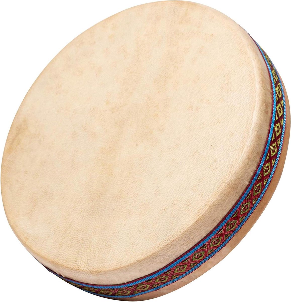 Oceaan drum - Geluid trommel - Ontspanning creëren - Imiteert zeegeluid - Ø 25 cm - Beige