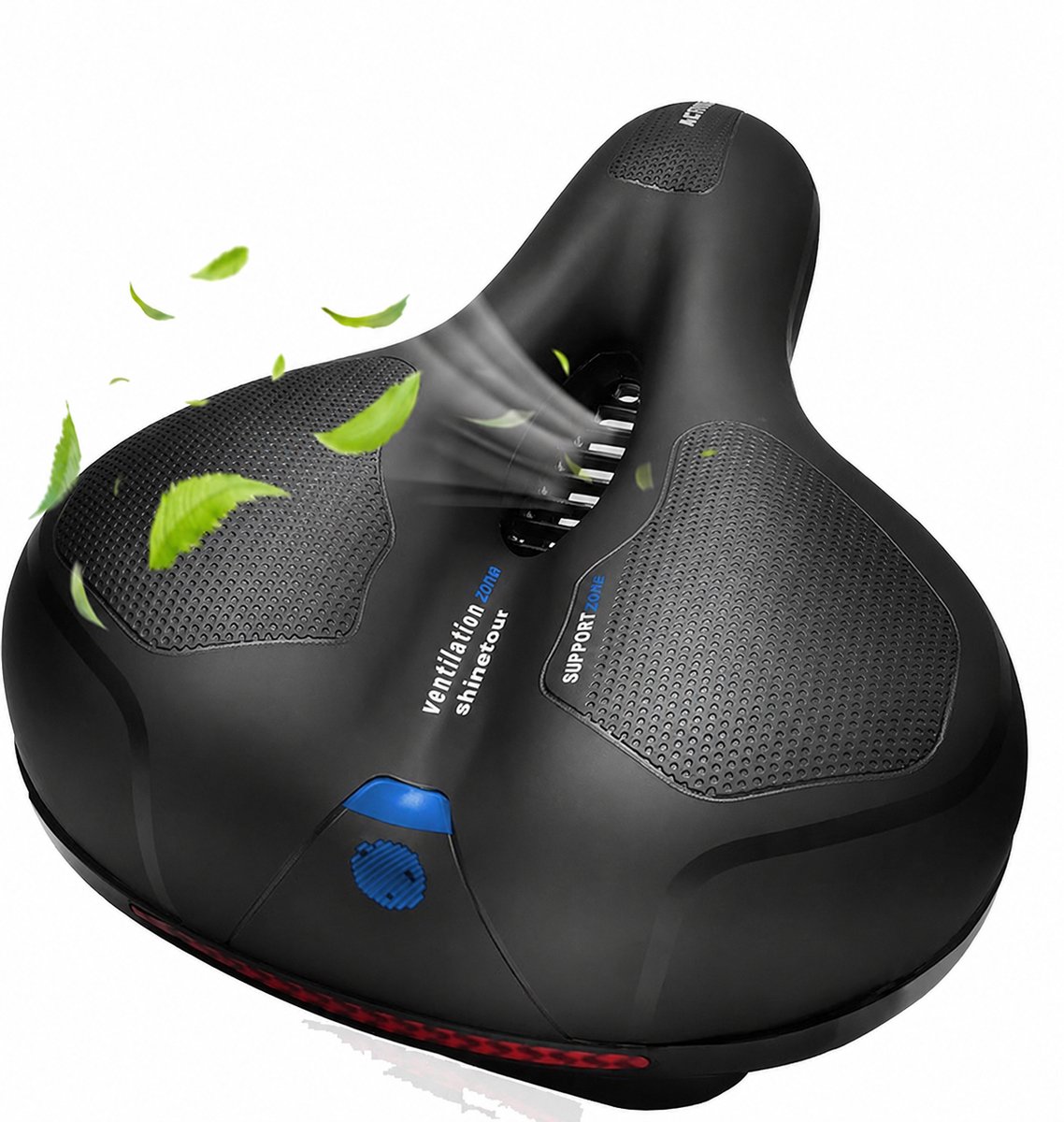 Nifkos - Fietszadel - Cloudcomfort Max Zadel - Comfortmax zadel - Cloudcomfort Pro Zadel - Fietszadel Heren Prostaat - Gelzadel - Gel Zadel - Dames en Heren - Zacht -