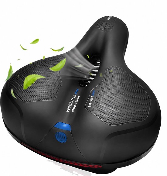 Nifkos - Fietszadel - Cloudcomfort Max Zadel - Comfortmax zadel - Cloudcomfort Pro Zadel - Fietszadel Heren Prostaat - Gelzadel - Gel Zadel - Dames en Heren - Zacht -