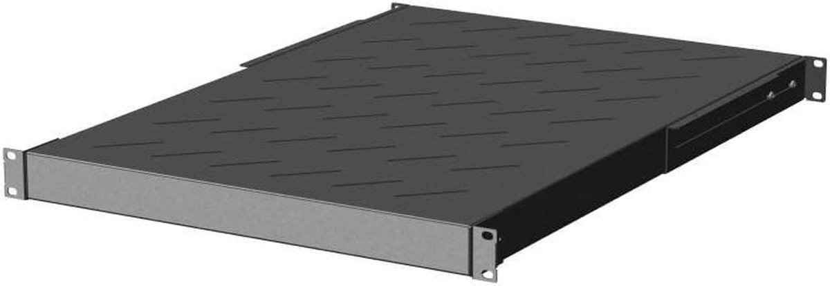 Serverkast Lade - Rack Lade - Apparatuur Opbergen - Geperforeerd Ontwerp - 19 Inch - Zwart