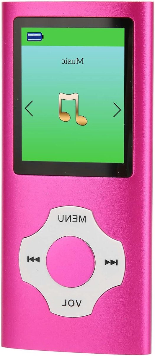 Draagbare Muziekspeler - Digitale Audio - Muziek Luisteren - Verliesvrij Geluid - 64 GB Uitbreidbaar - Roze