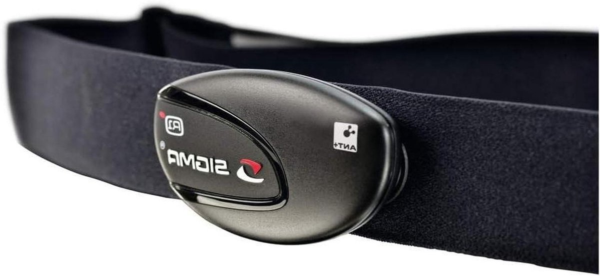 Hartslag Borstband - Sporthorloge Sensor - Sportgegevens Meten - ANT+ Bluetooth Smart - One Size - Zwart