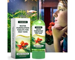 Aquarium Waterzuivering Tabletten – 35 Stuks – Snelle Waterhelderheid – Verwijdert Troebelheid & Onzuiverheden – Veilig voor Vissen en Planten – Water Conditioner voor Aquarium – Helder Water Zonder Verversing – Filter Ondersteuning