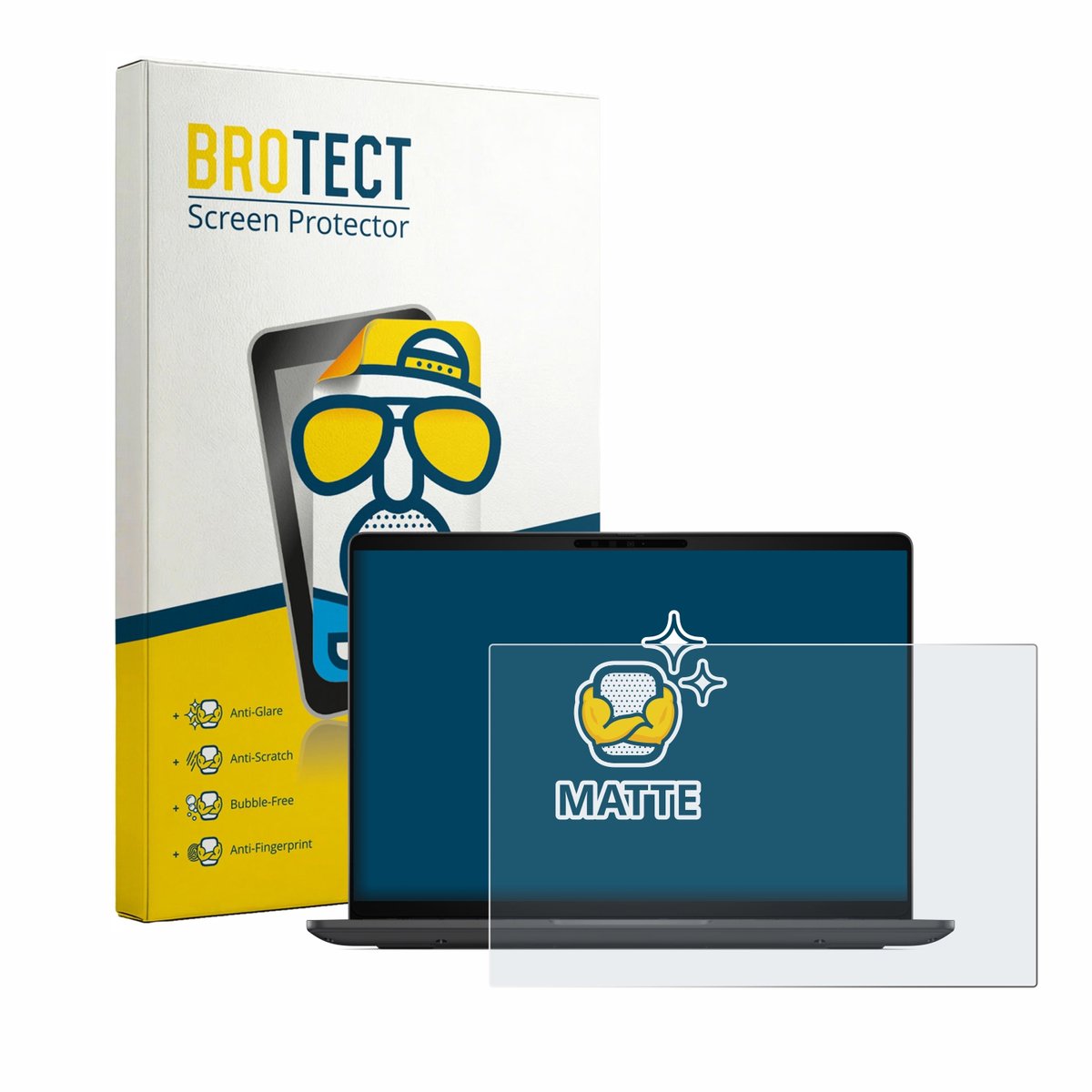 BROTECT - Screenprotector voor Dell Pro 5 Series 14 P514260 - Folie Beschermfolie matte