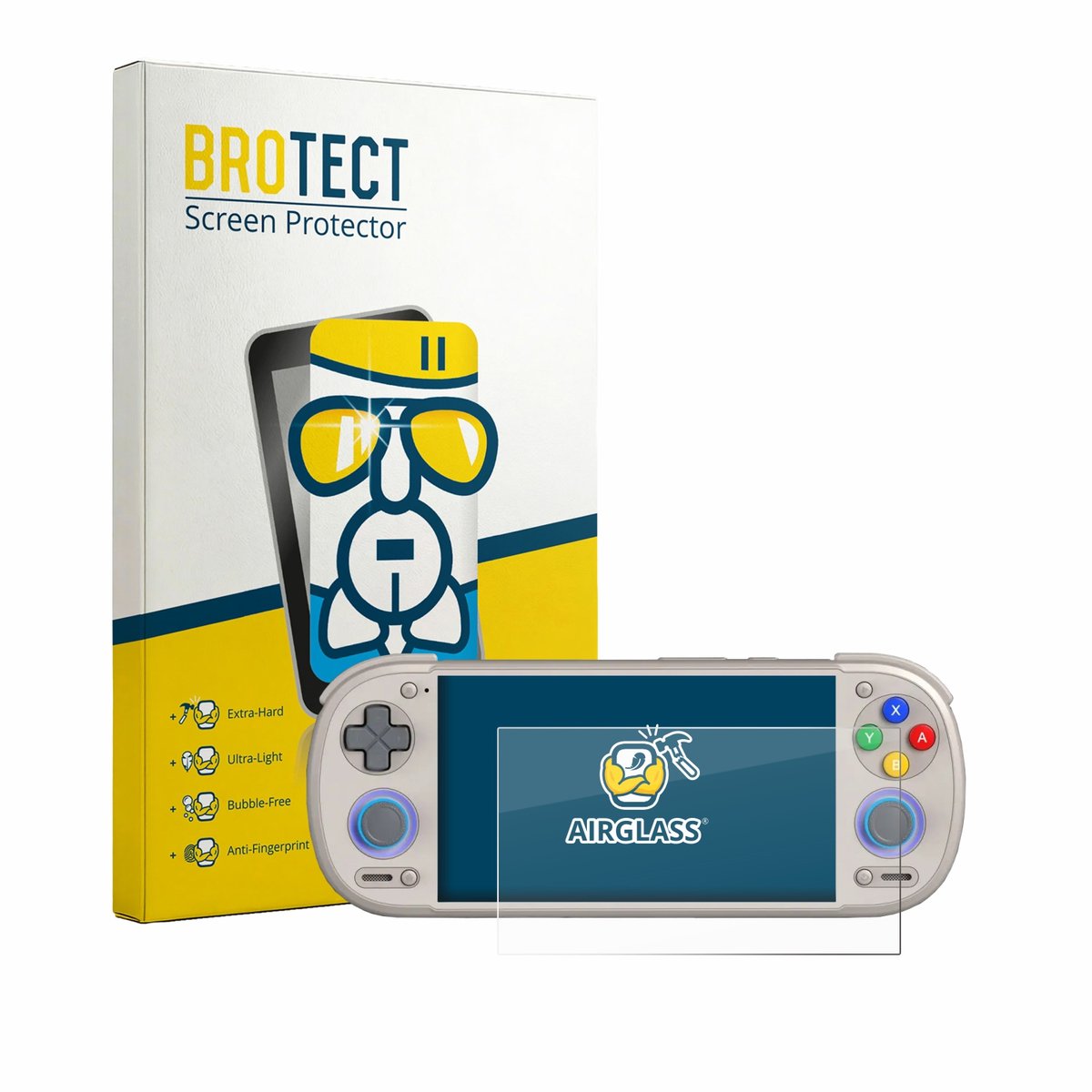 Screenprotector voor Retroid Pocket 6 Beschermglas transparant