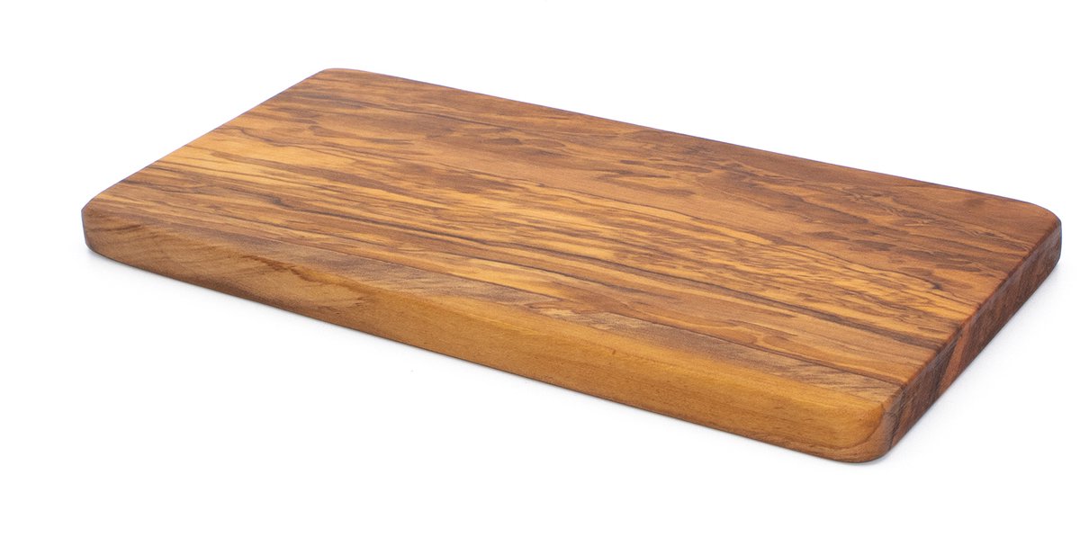 Rizes Wood - Pure Olive Wood - olijfhouten Snijplank - Tapasplank - Olijfhout - 11 x 22 cm - Duurzaam!