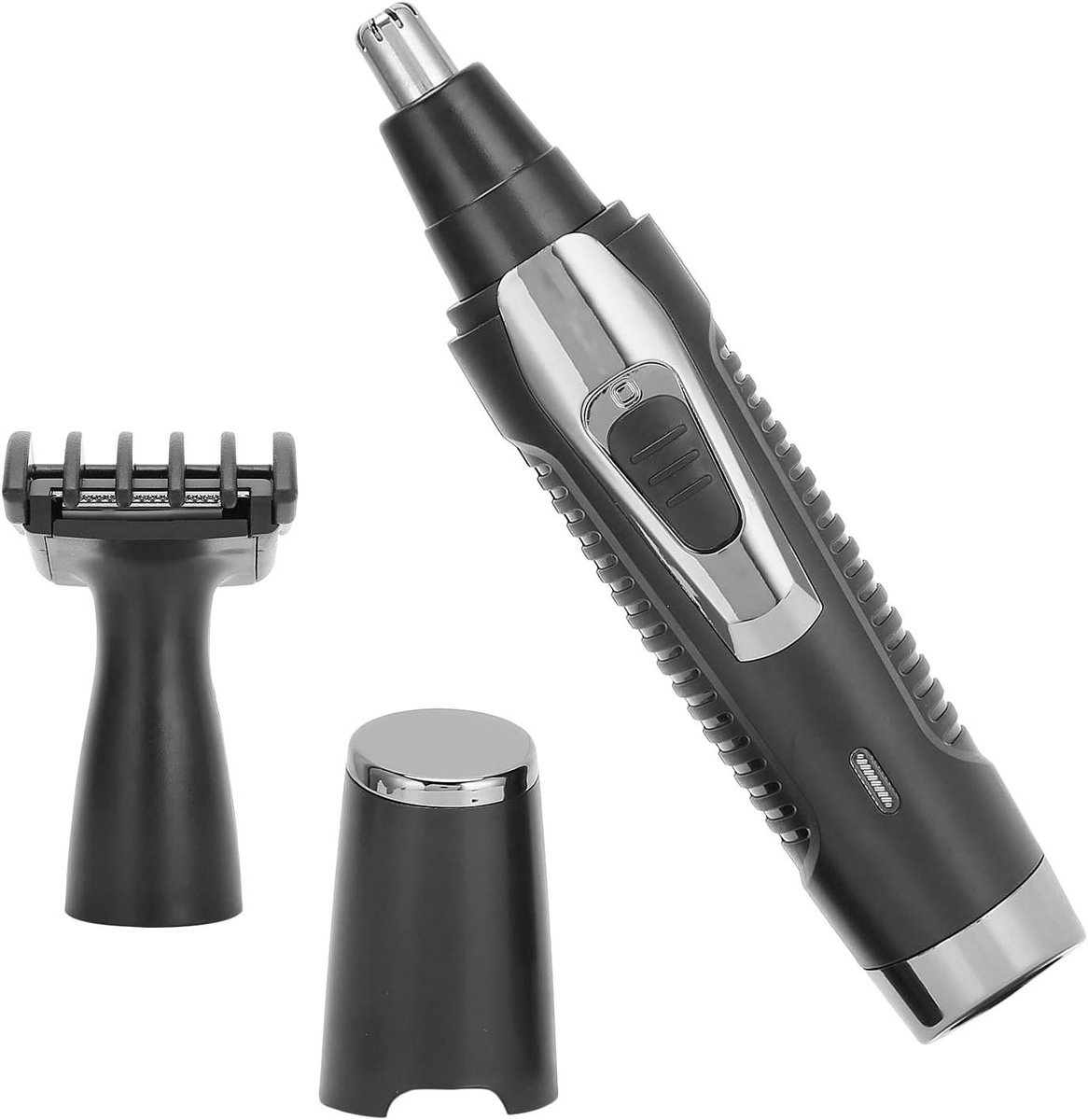 Neus en Oor Trimmer - Gezichts Haar Trimmer - Gezichtsverzorging - 360 Graden Rotatie - USB Oplaadbaar - Zilver